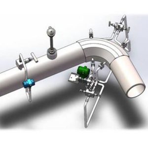 Elbow flowmeter